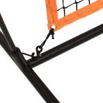 vidaXL Plasă antrenament golf negru/portocaliu 215x107x216cm poliester vidaXL Plasă antrenament golf negru/portocaliu 215x107x216cm poliester