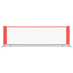 vidaXL Plasă de tenis, negru și roșu, 300x100x87 cm, poliester vidaXL Plasă de tenis, negru și roșu, 300x100x87 cm, poliester
