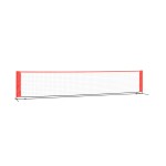 vidaXL Plasă de tenis, negru și roșu, 500x100x87 cm, poliester vidaXL Plasă de tenis, negru și roșu, 500x100x87 cm, poliester