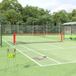 vidaXL Plasă de tenis, negru și roșu, 500x100x87 cm, poliester vidaXL Plasă de tenis, negru și roșu, 500x100x87 cm, poliester