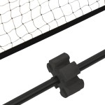 vidaXL Plasă de tenis, negru și roșu, 500x100x87 cm, poliester vidaXL Plasă de tenis, negru și roșu, 500x100x87 cm, poliester