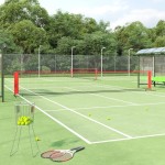 vidaXL Plasă de tenis, negru și roșu, 600x100x87 cm, poliester vidaXL Plasă de tenis, negru și roșu, 600x100x87 cm, poliester
