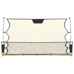 vidaXL Plasă rebounder fotbal, negru și galben 183x85x120 cm poliester vidaXL Plasă rebounder fotbal, negru și galben 183x85x120 cm poliester