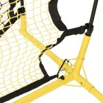 vidaXL Plasă rebounder fotbal, negru și galben 183x85x120 cm poliester vidaXL Plasă rebounder fotbal, negru și galben 183x85x120 cm poliester