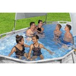 Bestway Copertină pentru piscină supraterană, alb Bestway Copertină pentru piscină supraterană, alb