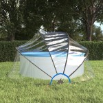 vidaXL Cupolă pentru piscină, 315x158 cm, PVC, rotund vidaXL Cupolă pentru piscină, 315x158 cm, PVC, rotund