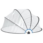 vidaXL Cupolă pentru piscină, 315x158 cm, PVC, rotund vidaXL Cupolă pentru piscină, 315x158 cm, PVC, rotund