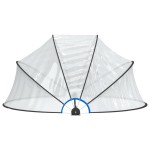 vidaXL Cupolă pentru piscină, 315x158 cm, PVC, rotund vidaXL Cupolă pentru piscină, 315x158 cm, PVC, rotund