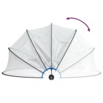 vidaXL Cupolă pentru piscină, 376x188 cm, PVC, rotund vidaXL Cupolă pentru piscină, 376x188 cm, PVC, rotund