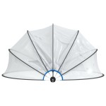 vidaXL Cupolă pentru piscină, rotund, 406x203 cm, PVC vidaXL Cupolă pentru piscină, rotund, 406x203 cm, PVC