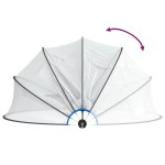 vidaXL Cupolă pentru piscină, 467x234 cm, PVC, rotund vidaXL Cupolă pentru piscină, 467x234 cm, PVC, rotund
