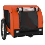 vidaXL Remorcă bicicletă animale companie portocaliu/negru oxford/fier vidaXL Remorcă bicicletă animale companie portocaliu/negru oxford/fier