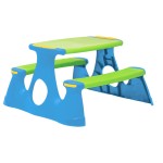 vidaXL Bancă de picnic pentru copii 89,5x84,5x48 cm polipropilenă vidaXL Bancă de picnic pentru copii 89,5x84,5x48 cm polipropilenă