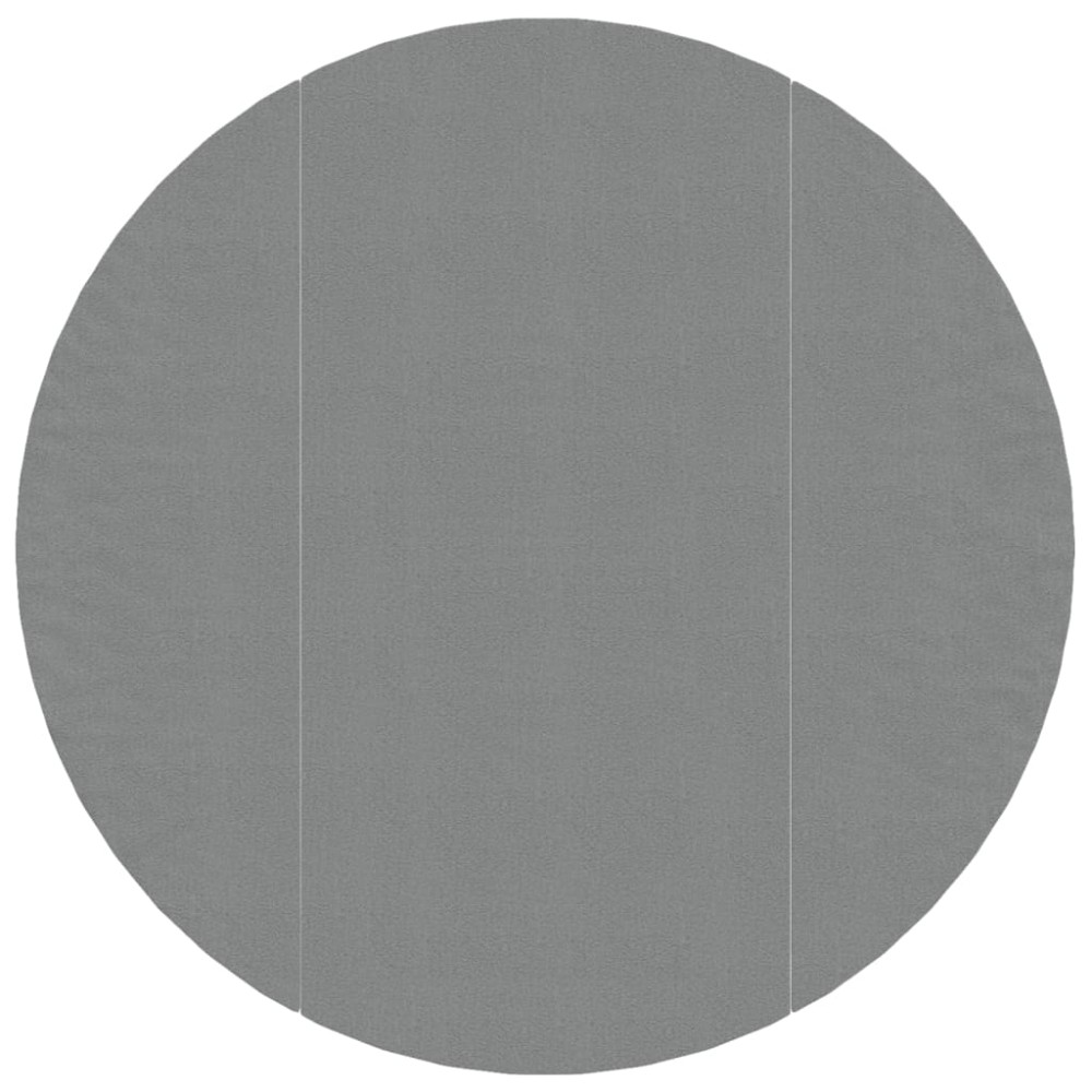 vidaXL Acoperire geotextil piscină, gri deschis, Ø306 cm, poliester