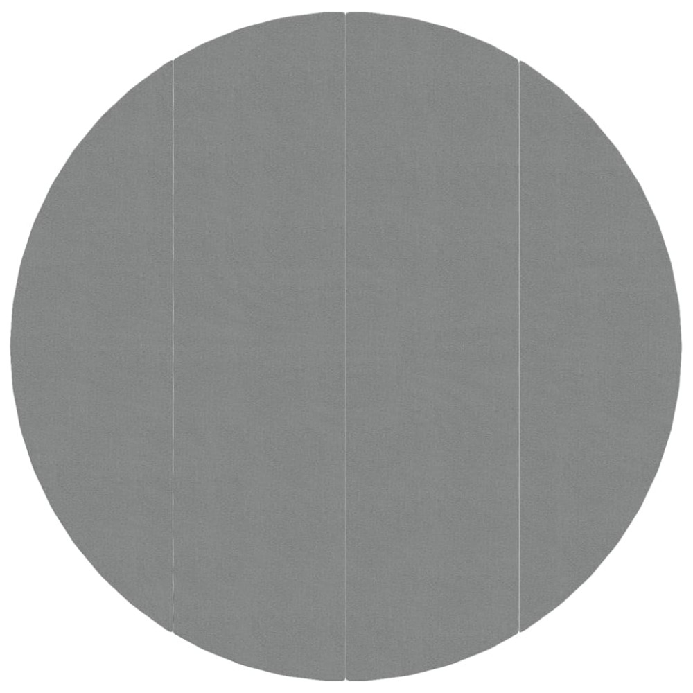 vidaXL Acoperire geotextil piscină, gri deschis, Ø428 cm, poliester