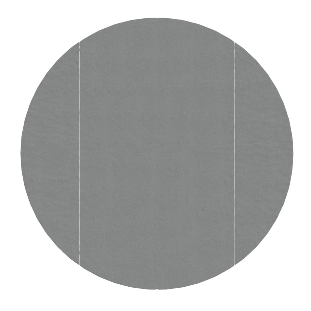 vidaXL Acoperire geotextil piscină, gri deschis, Ø458 cm, poliester