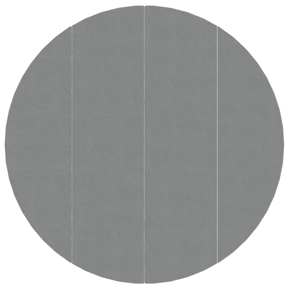 vidaXL Acoperire geotextil piscină, gri deschis, Ø500 cm, poliester