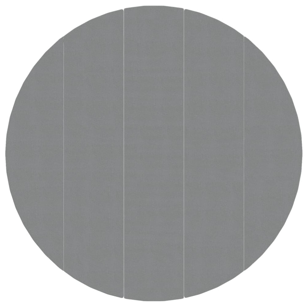vidaXL Acoperire geotextil piscină, gri deschis, Ø550 cm, poliester