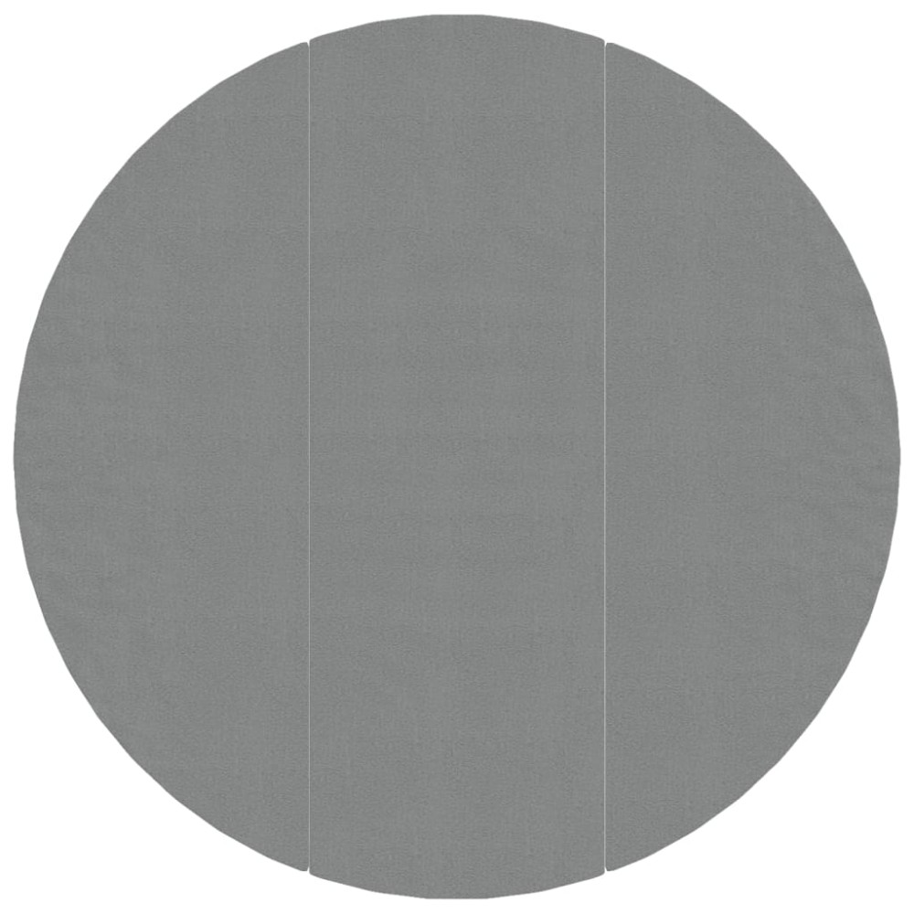 vidaXL Acoperire geotextil piscină, gri deschis, Ø396 cm, poliester