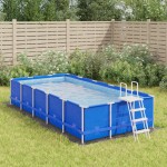 vidaXL Acoperire geotextil piscină, gri deschis, 500x250 cm, poliester vidaXL Acoperire geotextil piscină, gri deschis, 500x250 cm, poliester