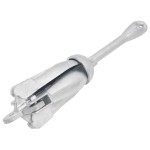 vidaXL Ancoră pliabilă argintie 8 kg, fontă galvanizată la cald vidaXL Ancoră pliabilă argintie 8 kg, fontă galvanizată la cald
