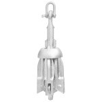 vidaXL Ancoră pliabilă cu funie, 0,7 kg, fontă galvanizată la cald vidaXL Ancoră pliabilă cu funie, 0,7 kg, fontă galvanizată la cald