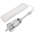vidaXL Ancoră pliabilă cu funie, 6 kg, fontă galvanizată la cald vidaXL Ancoră pliabilă cu funie, 6 kg, fontă galvanizată la cald