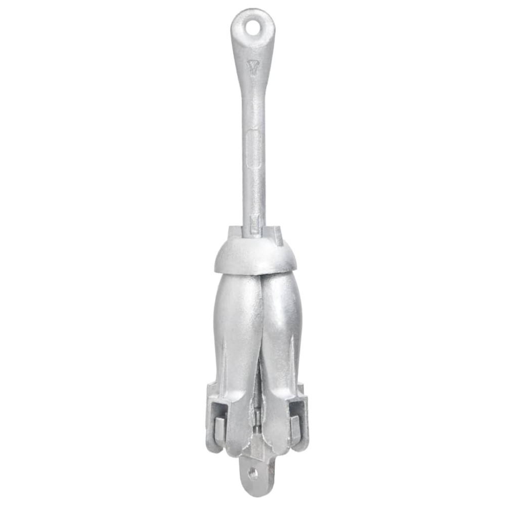 vidaXL Ancoră pliabilă, argintiu, 1,5 kg, fier maleabil
