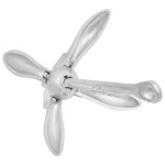vidaXL Ancoră pliabilă, argintiu, 2,5 kg, fier maleabil vidaXL Ancoră pliabilă, argintiu, 2,5 kg, fier maleabil