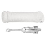 vidaXL Ancoră pliabilă cu funie, argintiu, 2,5 kg, fier maleabil vidaXL Ancoră pliabilă cu funie, argintiu, 2,5 kg, fier maleabil