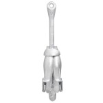 vidaXL Ancoră pliabilă cu funie, argintiu, 3,2 kg, fier maleabil vidaXL Ancoră pliabilă cu funie, argintiu, 3,2 kg, fier maleabil