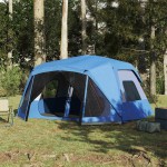 vidaXL Cort de familie 10 persoane albastru, setare rapidă impermeabil vidaXL Cort de familie 10 persoane albastru, setare rapidă impermeabil