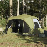 vidaXL Cort de familie 10 persoane, verde, setare rapidă, impermeabil vidaXL Cort de familie 10 persoane, verde, setare rapidă, impermeabil