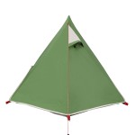 vidaXL Cort de camping cupolă pentru 2 persoane, verde, impermeabil