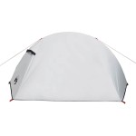 vidaXL Cort camping cupolă 2 persoane alb, țesătură opacă, impermeabil vidaXL Cort camping cupolă 2 persoane alb, țesătură opacă, impermeabil