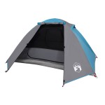 vidaXL Cort de camping cupolă pentru 2 persoane, albastru, impermeabil