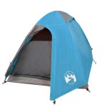 vidaXL Cort de camping cupolă pentru 2 persoane, albastru, impermeabil vidaXL Cort de camping cupolă pentru 2 persoane, albastru, impermeabil