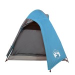 vidaXL Cort de camping cupolă pentru 2 persoane, albastru, impermeabil vidaXL Cort de camping cupolă pentru 2 persoane, albastru, impermeabil