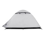 vidaXL Cort camping cupolă 2 persoane alb, țesătură opacă, impermeabil vidaXL Cort camping cupolă 2 persoane alb, țesătură opacă, impermeabil