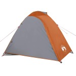 vidaXL Cort de camping cupolă 3 persoane, portocaliu, impermeabil vidaXL Cort de camping cupolă 3 persoane, portocaliu, impermeabil