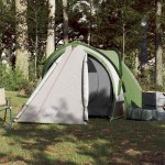 vidaXL Cort de camping cupolă pentru 2 persoane, verde, impermeabil