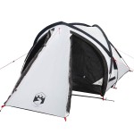 vidaXL Cort camping cupolă 2 persoane alb, țesătură opacă, impermeabil vidaXL Cort camping cupolă 2 persoane alb, țesătură opacă, impermeabil