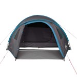vidaXL Cort de camping cupolă pentru 4 persoane, albastru, impermeabil vidaXL Cort de camping cupolă pentru 4 persoane, albastru, impermeabil