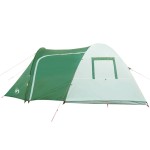 vidaXL Cort de camping cupolă pentru 6 persoane, verde, impermeabil