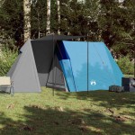 vidaXL Cort camping pentru 3 persoane, albastru, impermeabil vidaXL Cort camping pentru 3 persoane, albastru, impermeabil