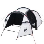 vidaXL Cort camping tunel 2 persoane, alb, țesătură opacă, impermeabil vidaXL Cort camping tunel 2 persoane, alb, țesătură opacă, impermeabil