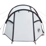 vidaXL Cort camping tunel 2 persoane, alb, țesătură opacă, impermeabil vidaXL Cort camping tunel 2 persoane, alb, țesătură opacă, impermeabil