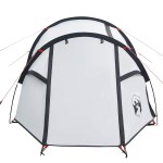 vidaXL Cort camping tunel 3 persoane, alb, țesătură opacă, impermeabil vidaXL Cort camping tunel 3 persoane, alb, țesătură opacă, impermeabil