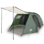 vidaXL Cort de camping tunel pentru 4 persoane, verde, impermeabil vidaXL Cort de camping tunel pentru 4 persoane, verde, impermeabil