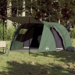 vidaXL Cort de camping tunel pentru 4 persoane, verde, impermeabil vidaXL Cort de camping tunel pentru 4 persoane, verde, impermeabil